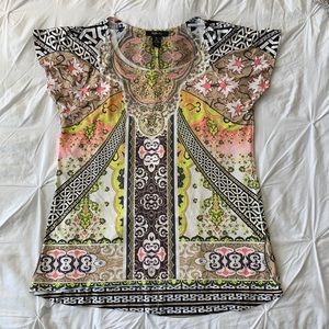 Colorful Patterned Style & Co. Top